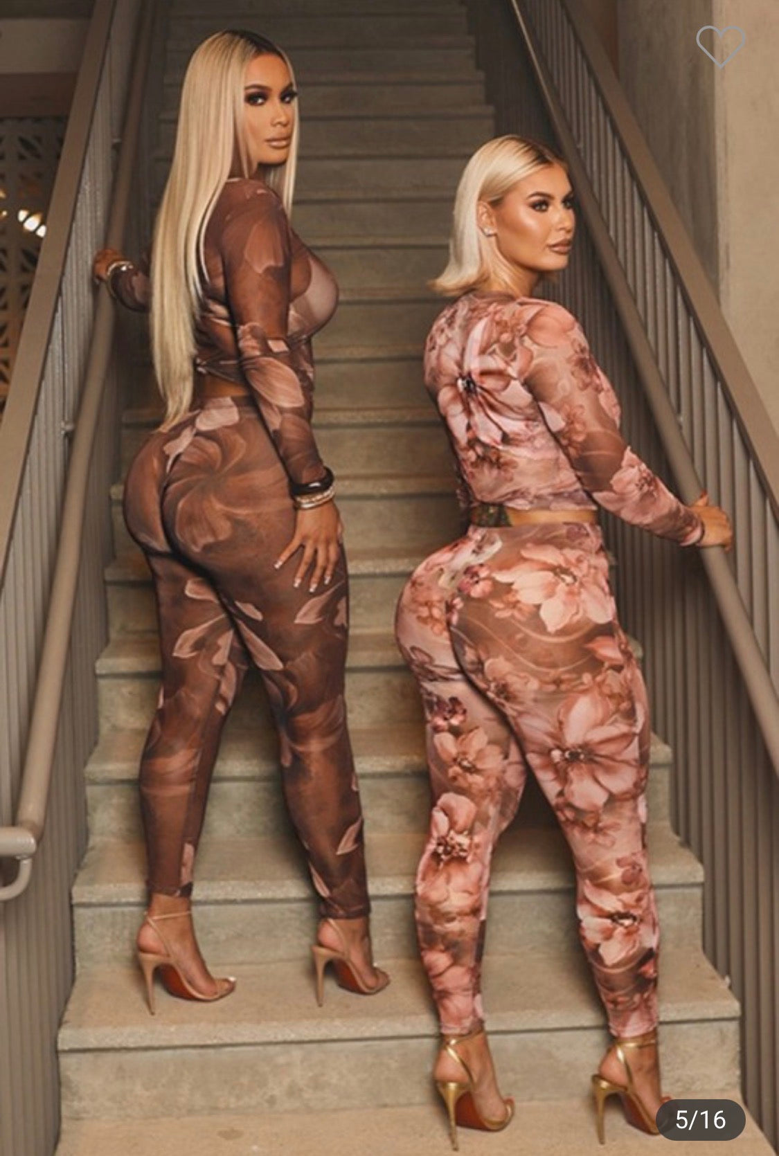 Mesh flower set