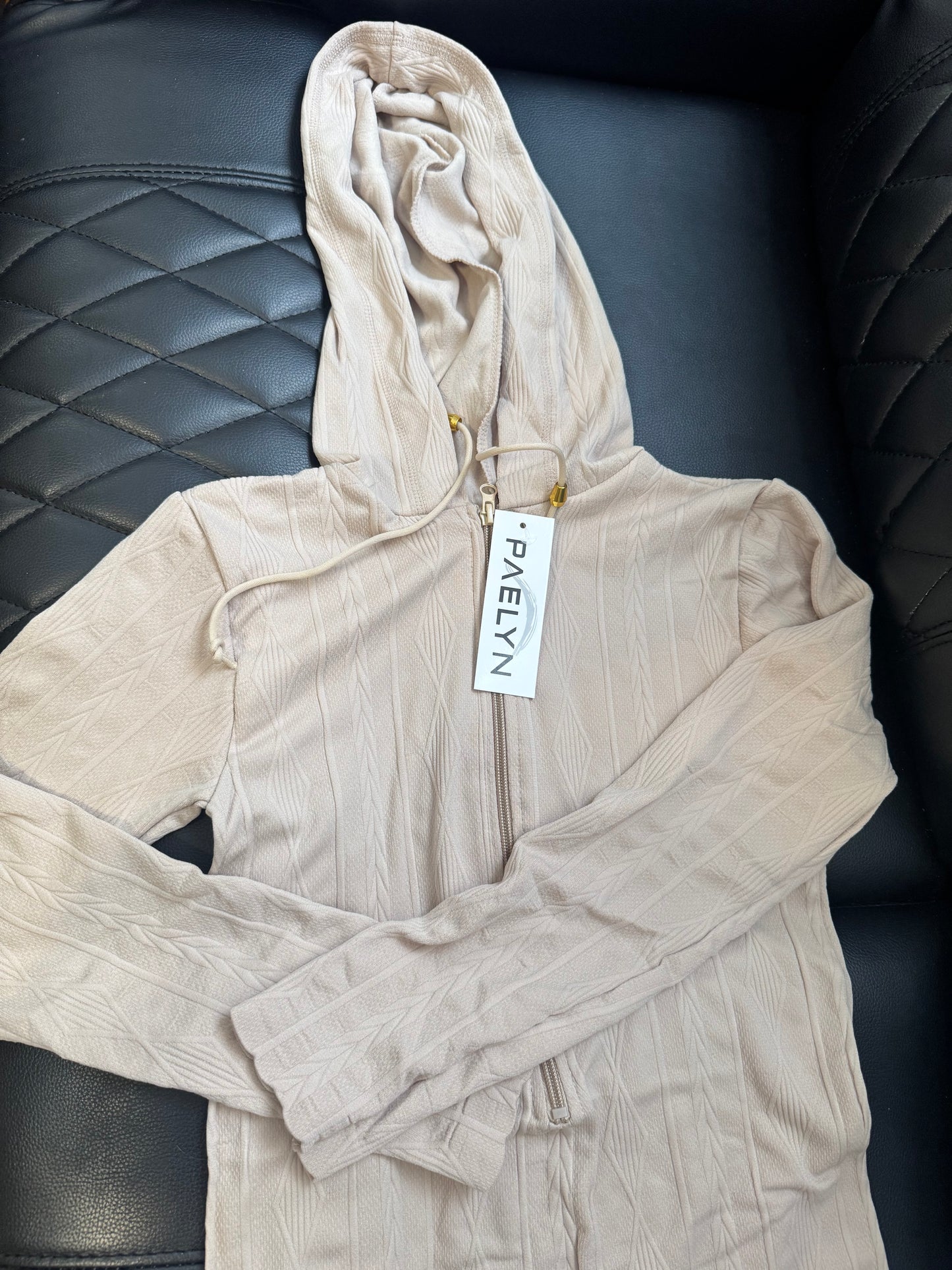 Khaki seamless jumpsuit