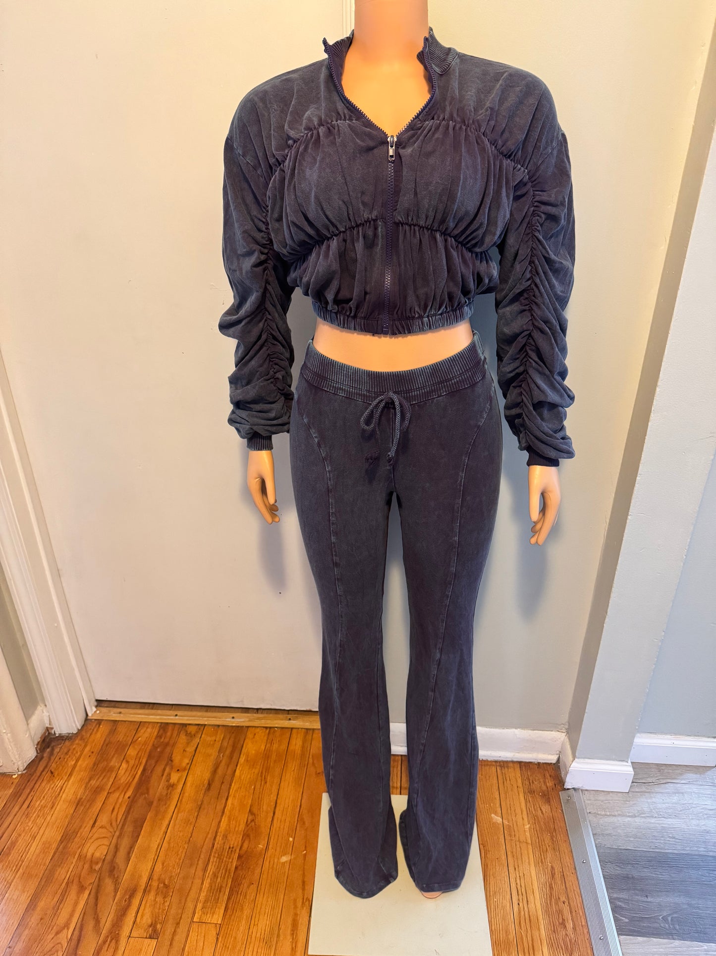 Blue Shaggy 2 piece set